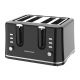Westpoint WF-2563 NEW Model Toast to your taste every time 4 slice, Automatic wide slots centering 1400W (HAM MALL) New Year Sale